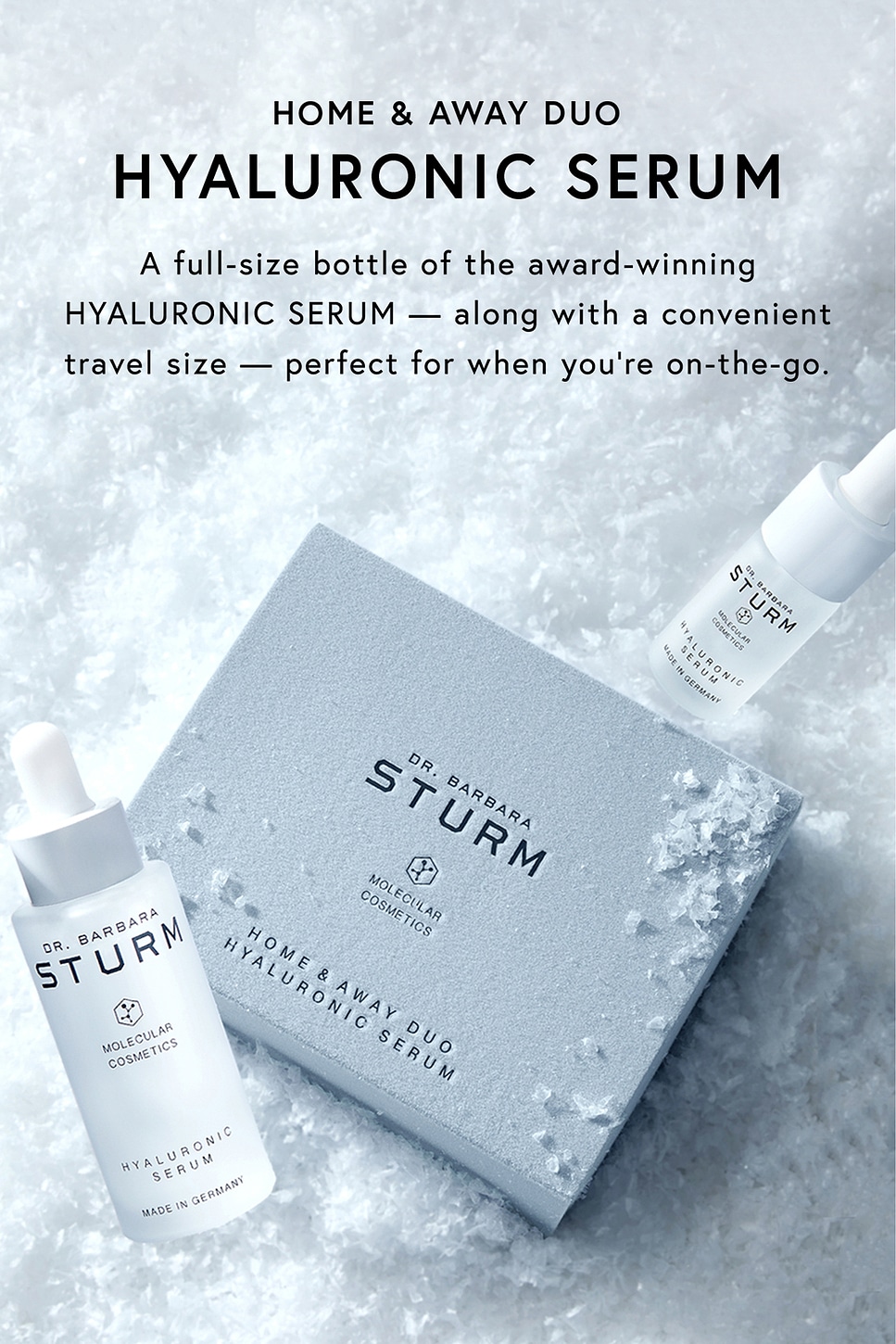 Dr Barbara Sturm Home Away Hyaluronic Set In Transparent