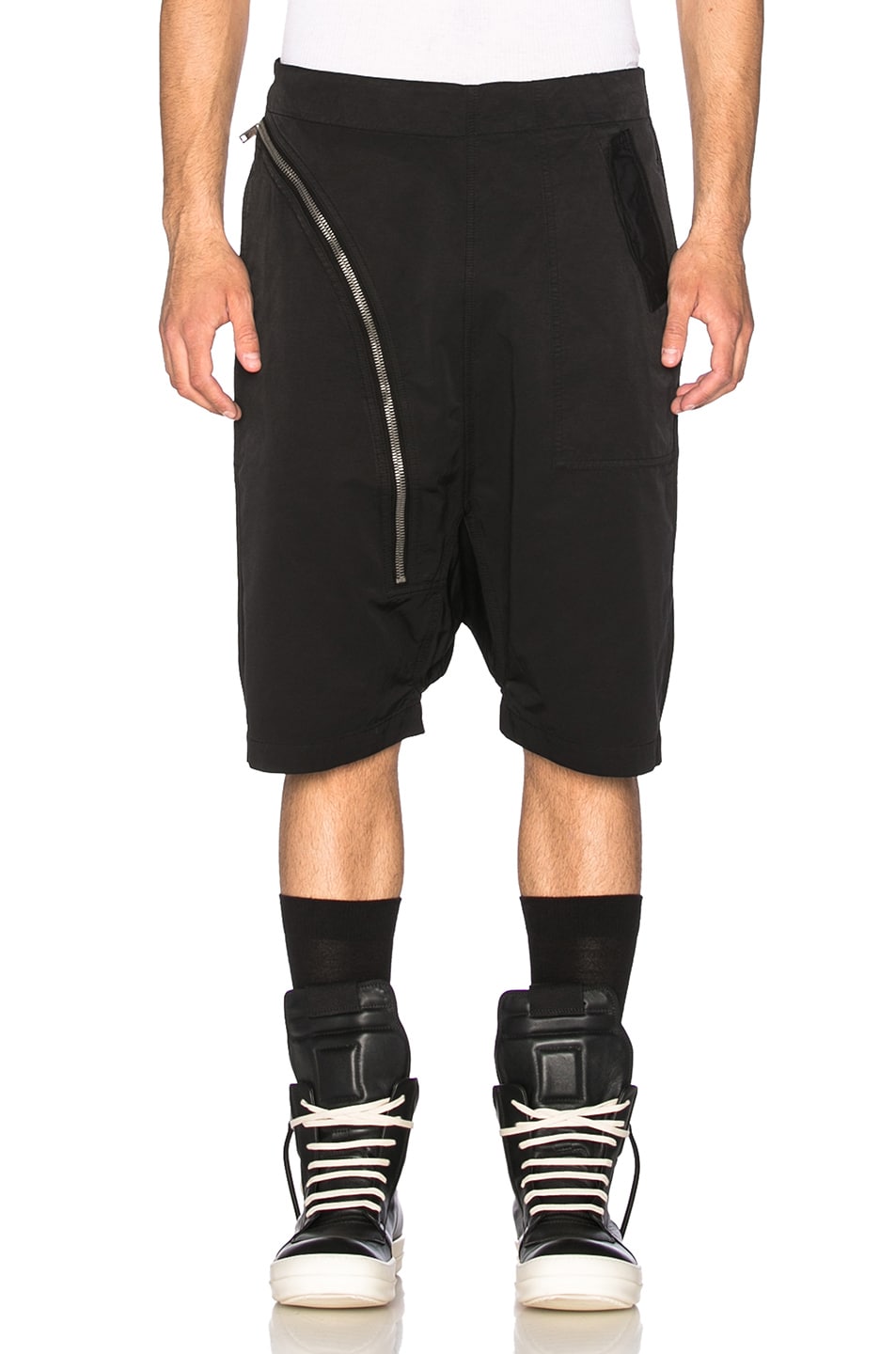 Image 1 of DRKSHDW by Rick Owens Aircut Shorts in Black