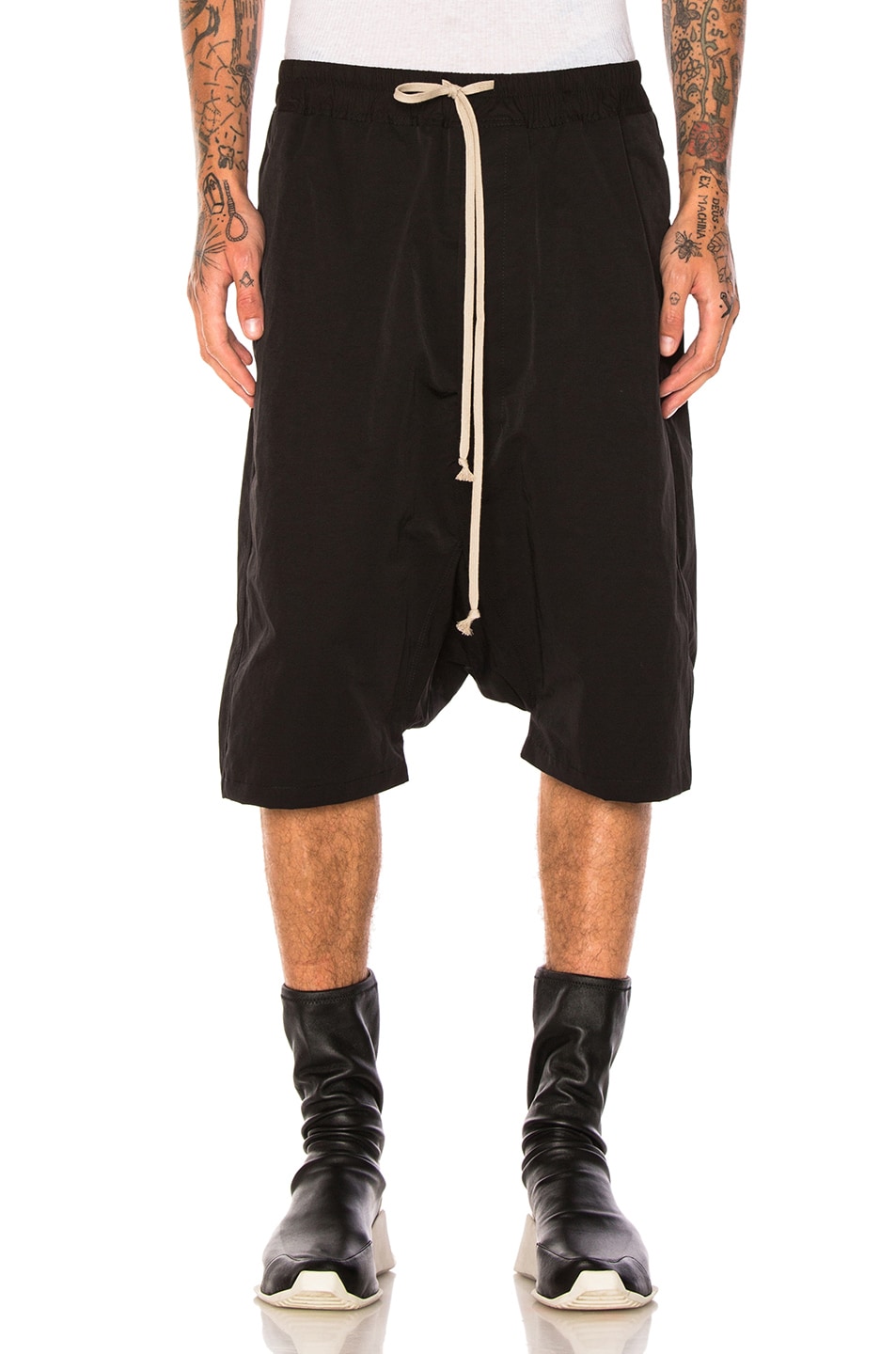 Image 1 of DRKSHDW by Rick Owens Shorts in Black