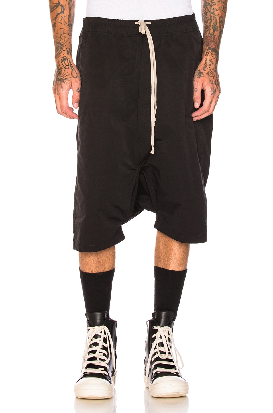 Image 1 of DRKSHDW by Rick Owens Pod Shorts in Black