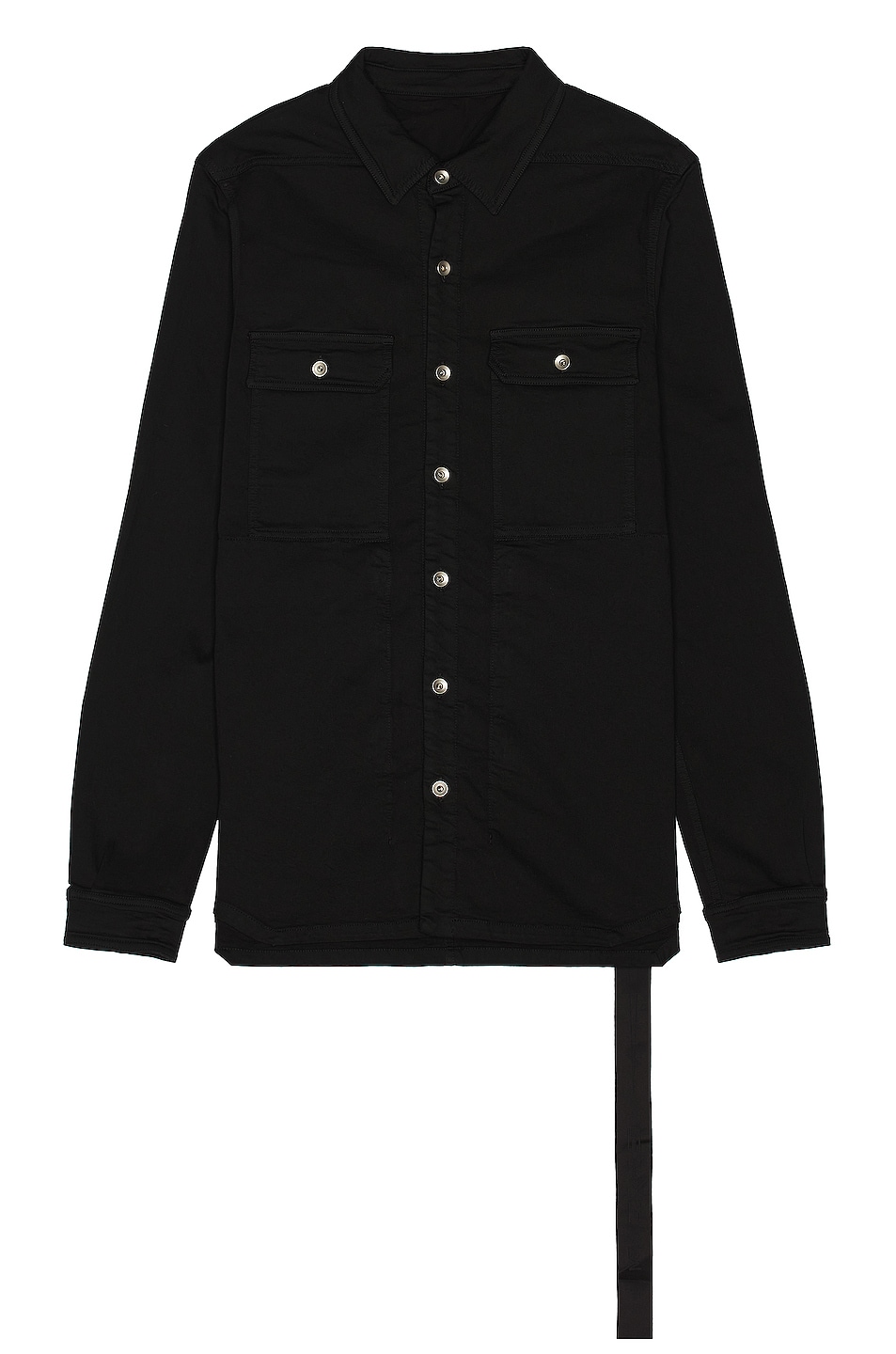 Image 1 of DRKSHDW by Rick Owens Denim Overshirt in Black