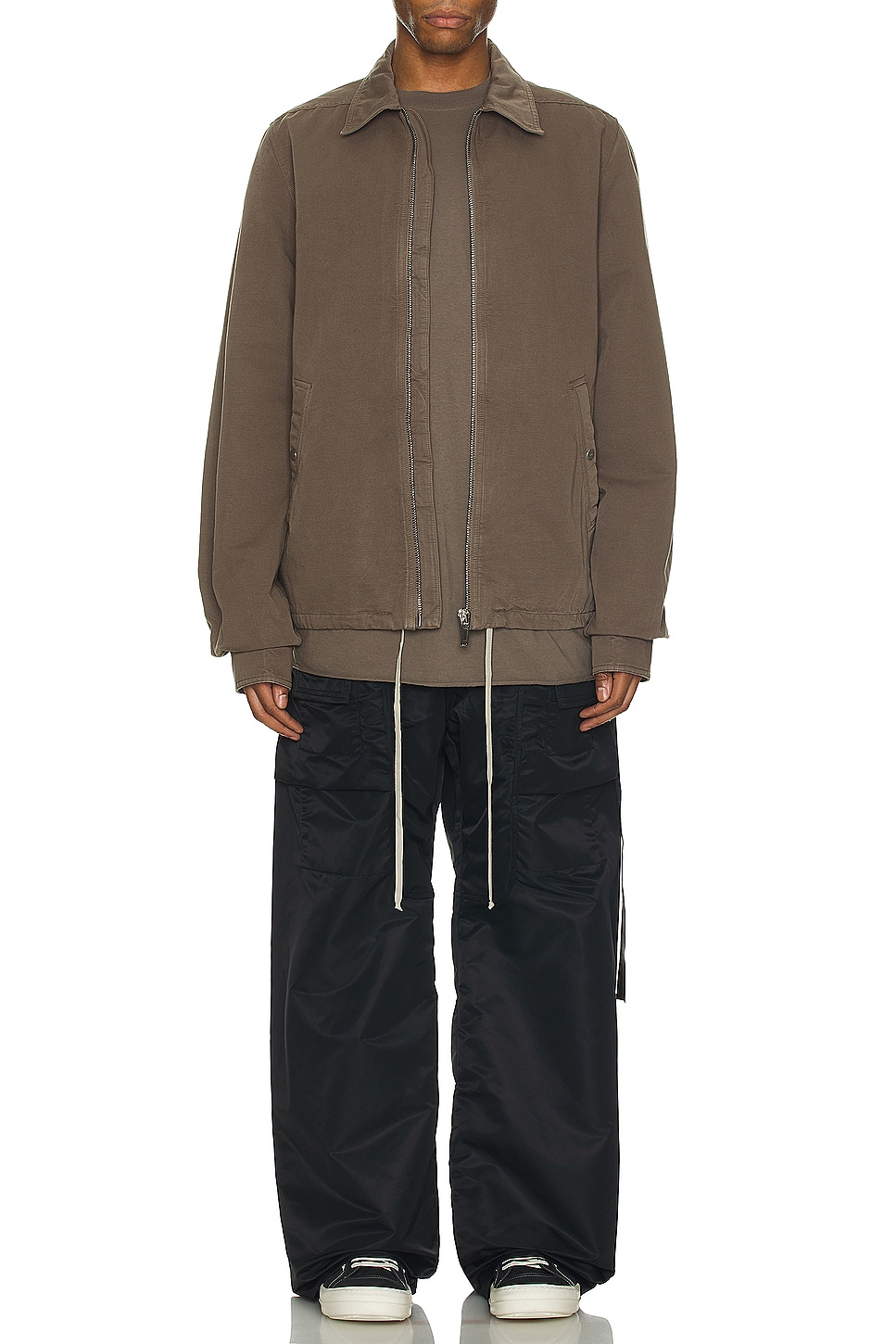 Image 1 of DRKSHDW by Rick Owens Zipfront Jacket in Dust