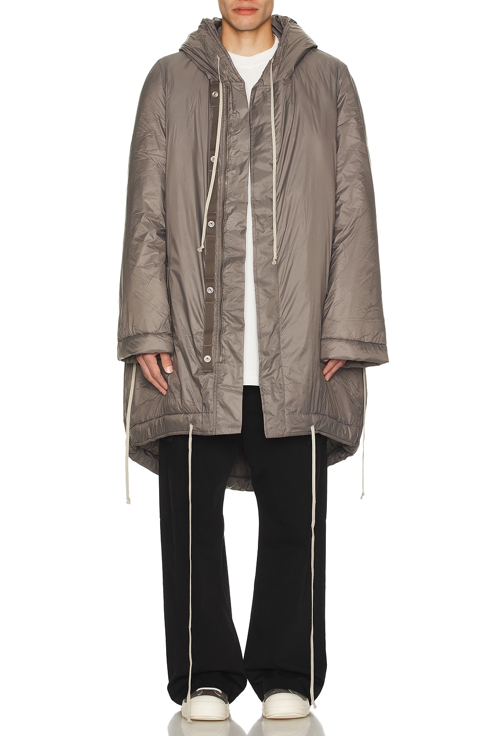 Image 1 of DRKSHDW by Rick Owens Fishtail Parka in Dust