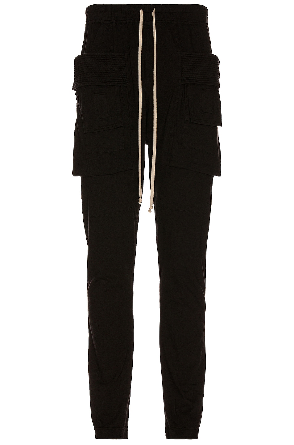 Image 1 of DRKSHDW by Rick Owens Creatch Drawstring Cargo in Black