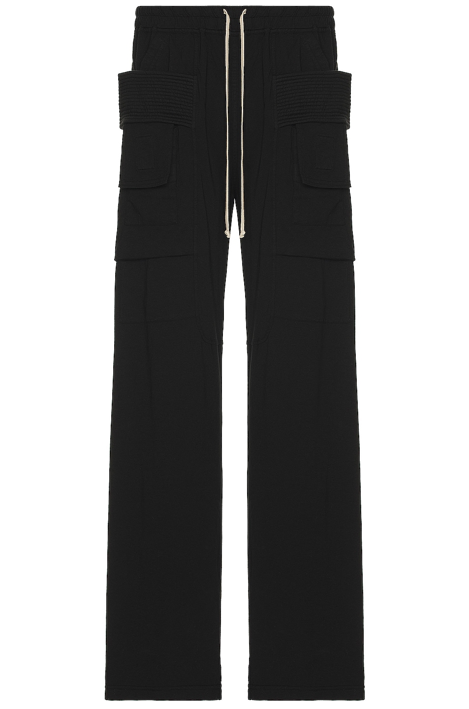Image 1 of DRKSHDW by Rick Owens Creatch Cargo Drawstring Pants in Black