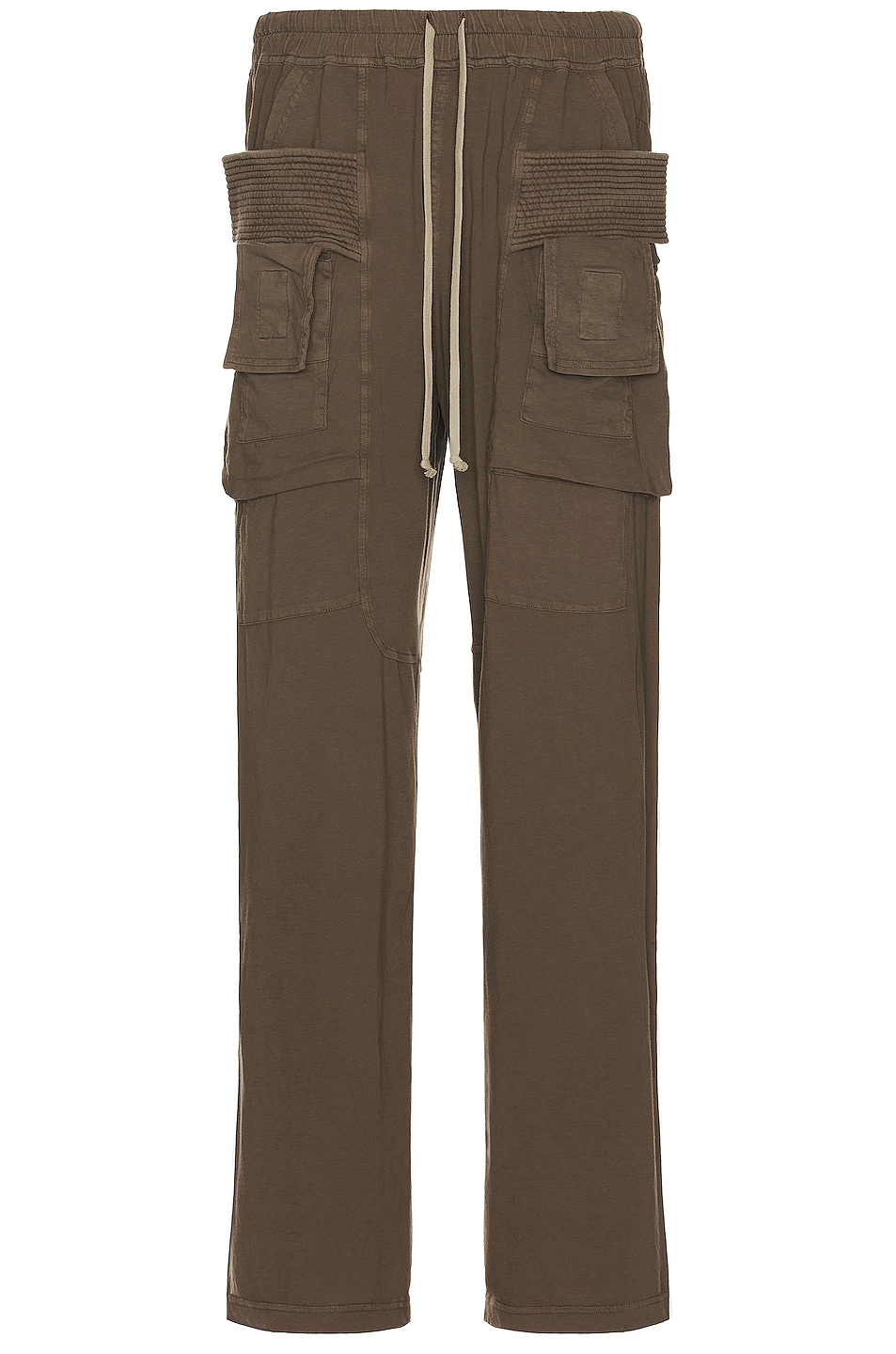 Creatch Cargo Drawstring Pants in Brown