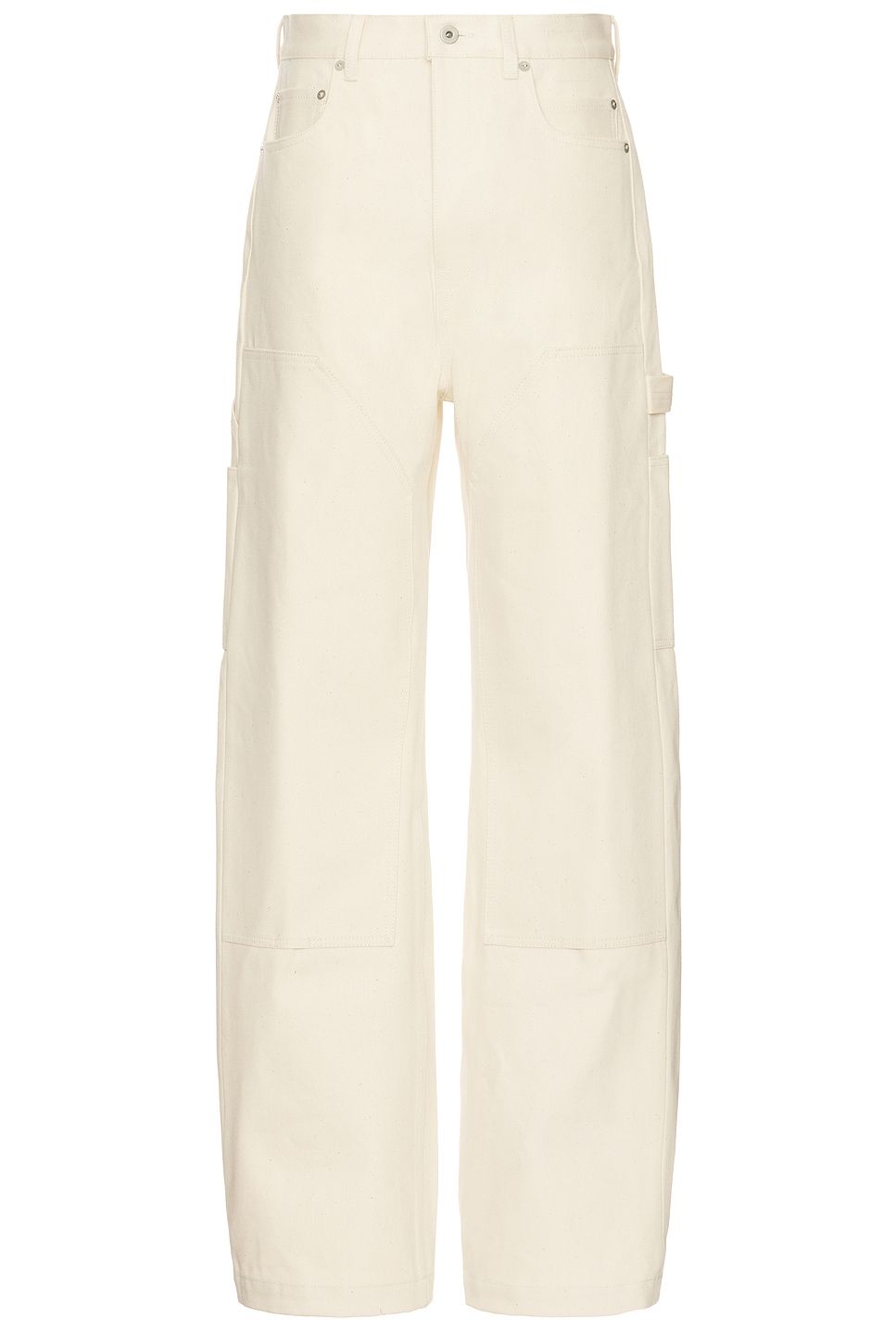 Double Knee Geth Pants in Cream