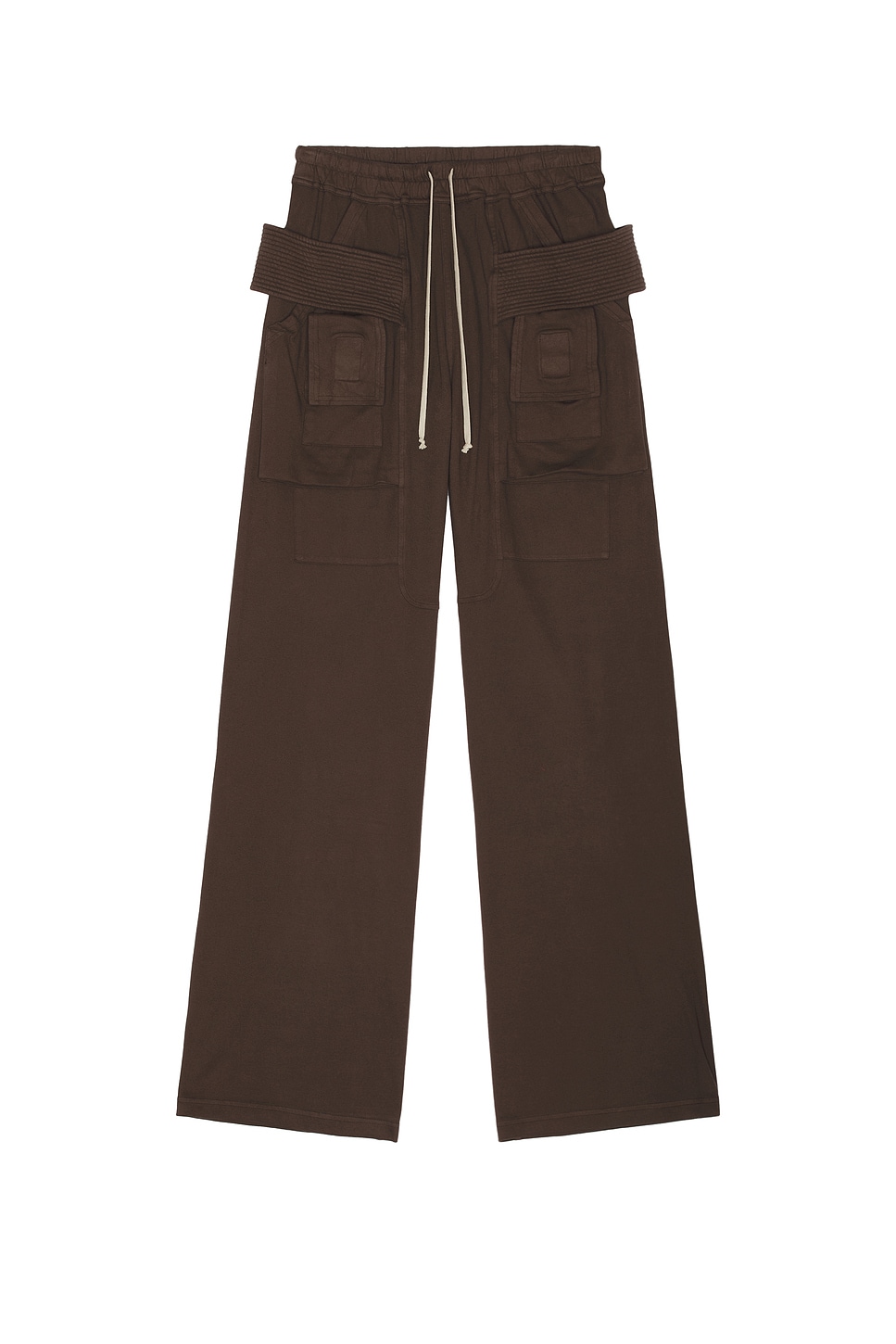 Image 1 of DRKSHDW by Rick Owens Creatch Wide Cargo Drawstring In Black in Dark Dust