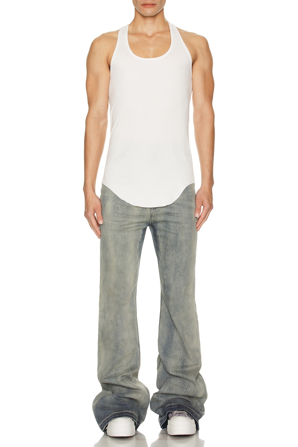 Image 1 of DRKSHDW by Rick Owens Drk Tank in Milk