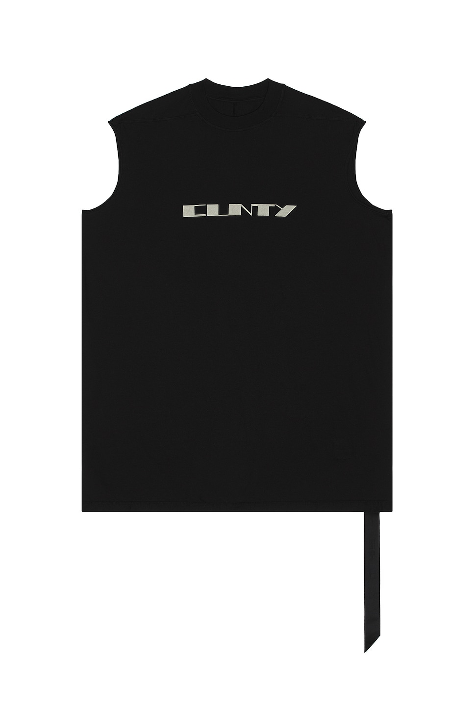 Image 1 of DRKSHDW by Rick Owens Tarp T Cunty Print in Black & Pearl