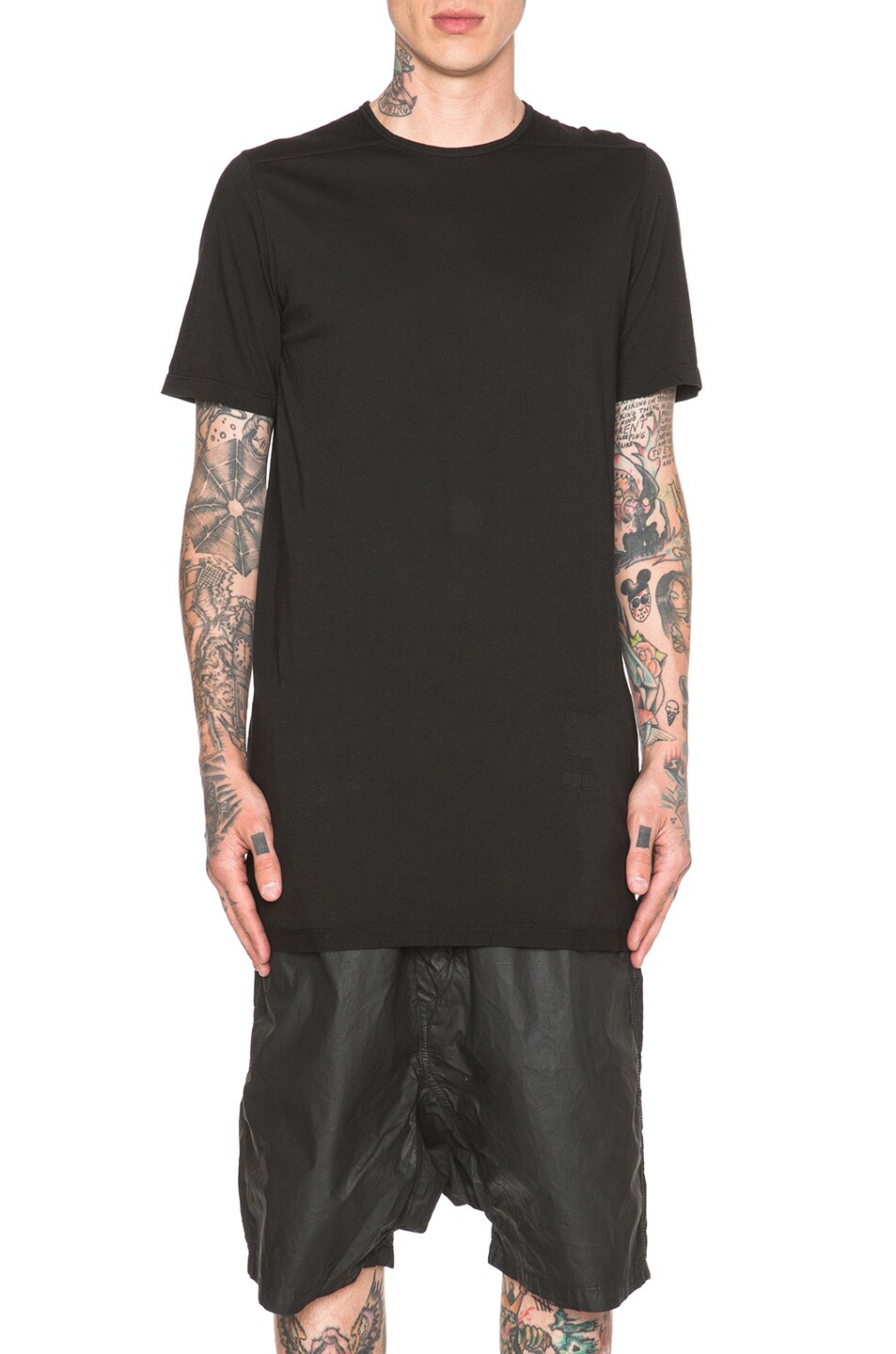 Image 1 of DRKSHDW by Rick Owens Gless Level Tee in Black