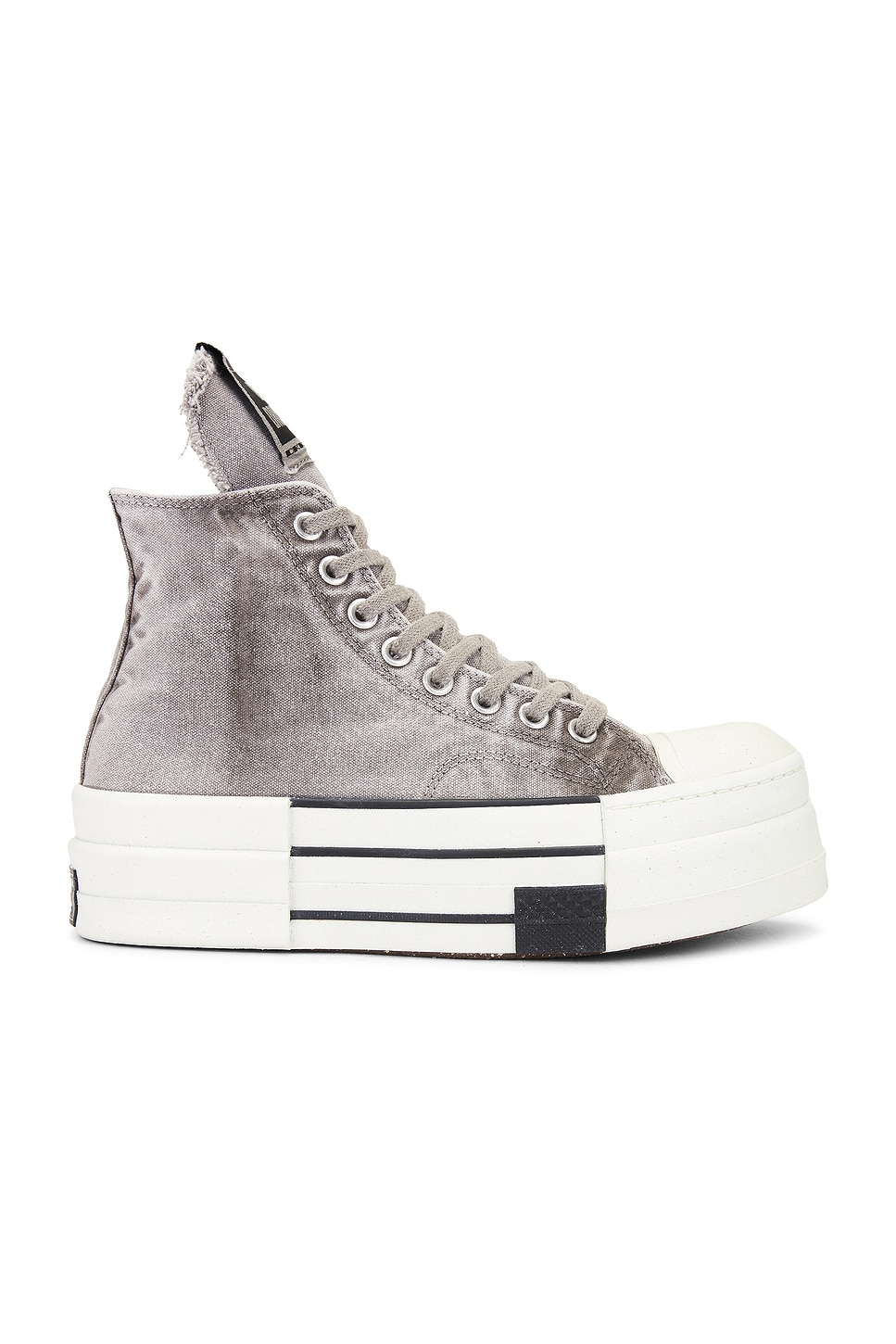 Image 1 of DRKSHDW by Rick Owens x Converse DBL Drkstar Hi Sneaker in Overdyed Concrete