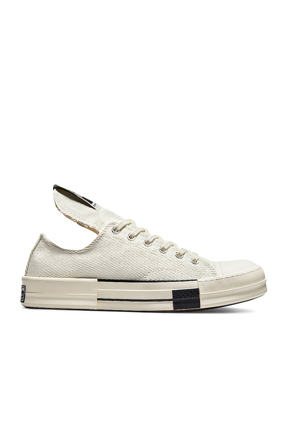 Image 1 of DRKSHDW by Rick Owens x Converse DRKSTAR OX in Lily White