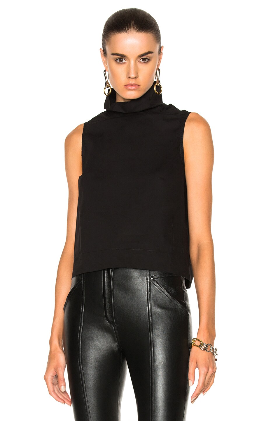 Image 1 of DRKSHDW by Rick Owens Sleeveless Tabard Top in Black