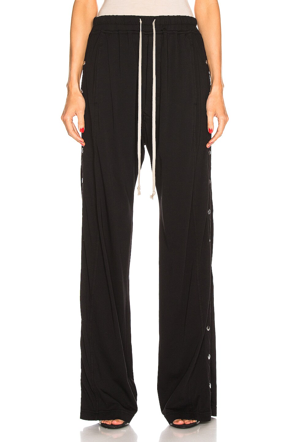 DRKSHDW by Rick Owens Easy Pushers Pant in Black FWRD