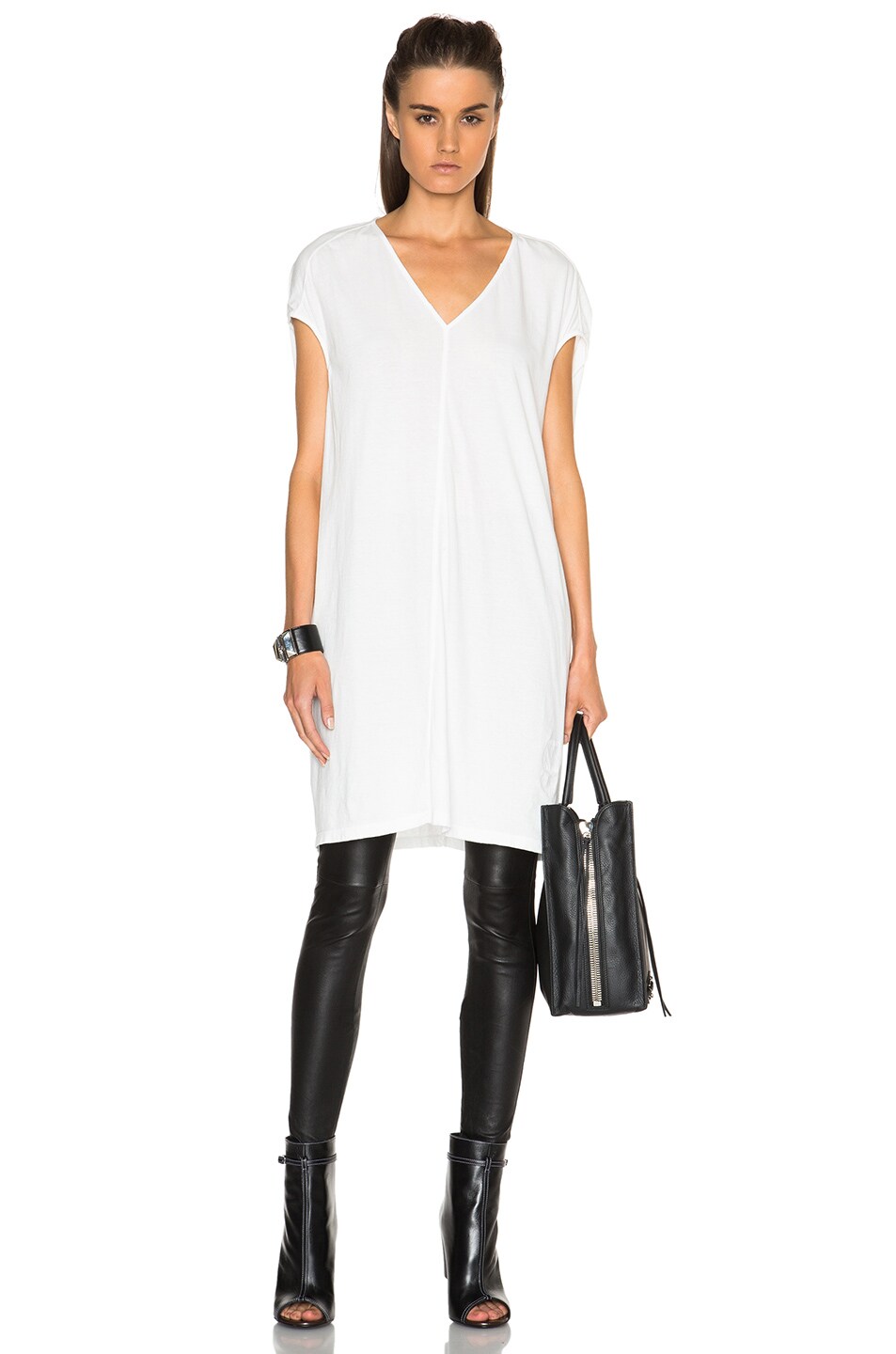 Image 1 of DRKSHDW by Rick Owens Floating Tunic in Milk