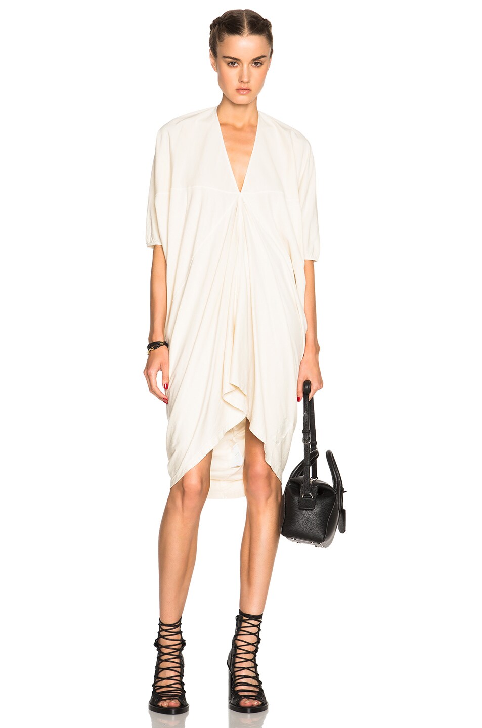 Image 1 of DRKSHDW by Rick Owens Kite Tunic Top in Natural