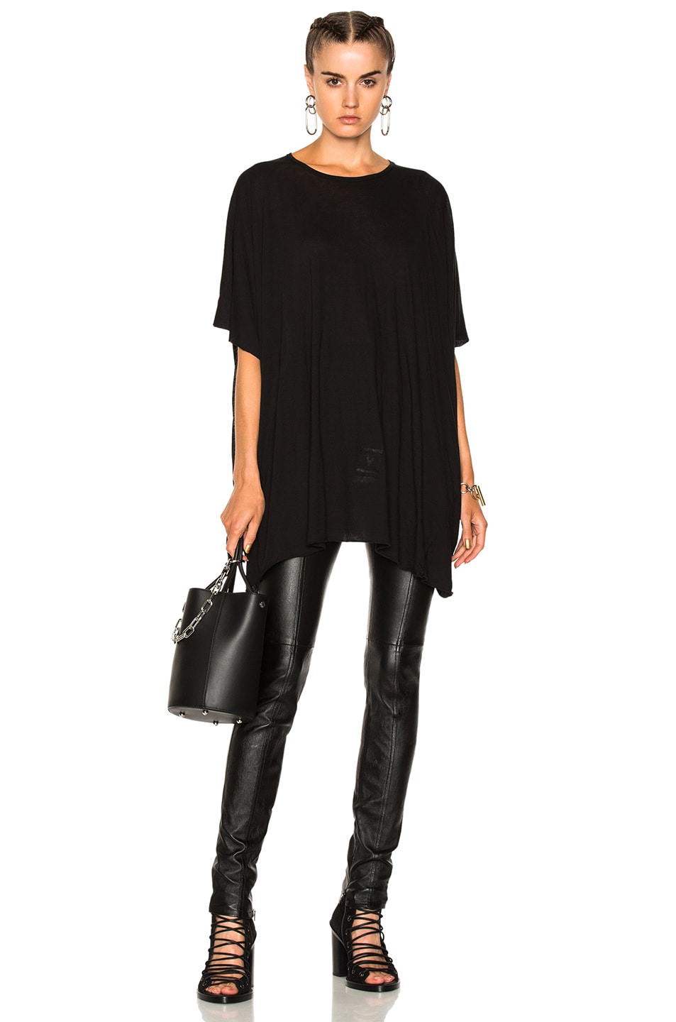 Image 1 of DRKSHDW by Rick Owens Minerva Tunic in Black