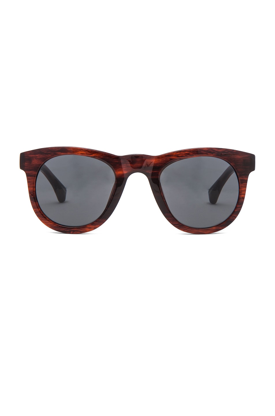 Image 1 of Dries Van Noten Sunglasses in Maroon Horn