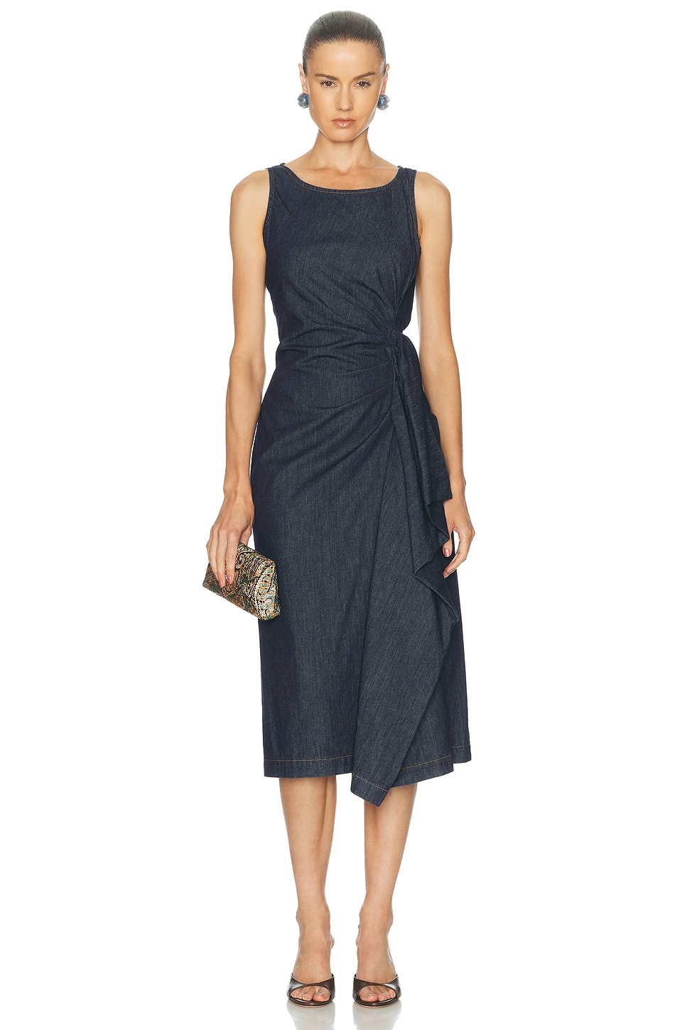 Dries Van Noten Dropps Dress in Blue