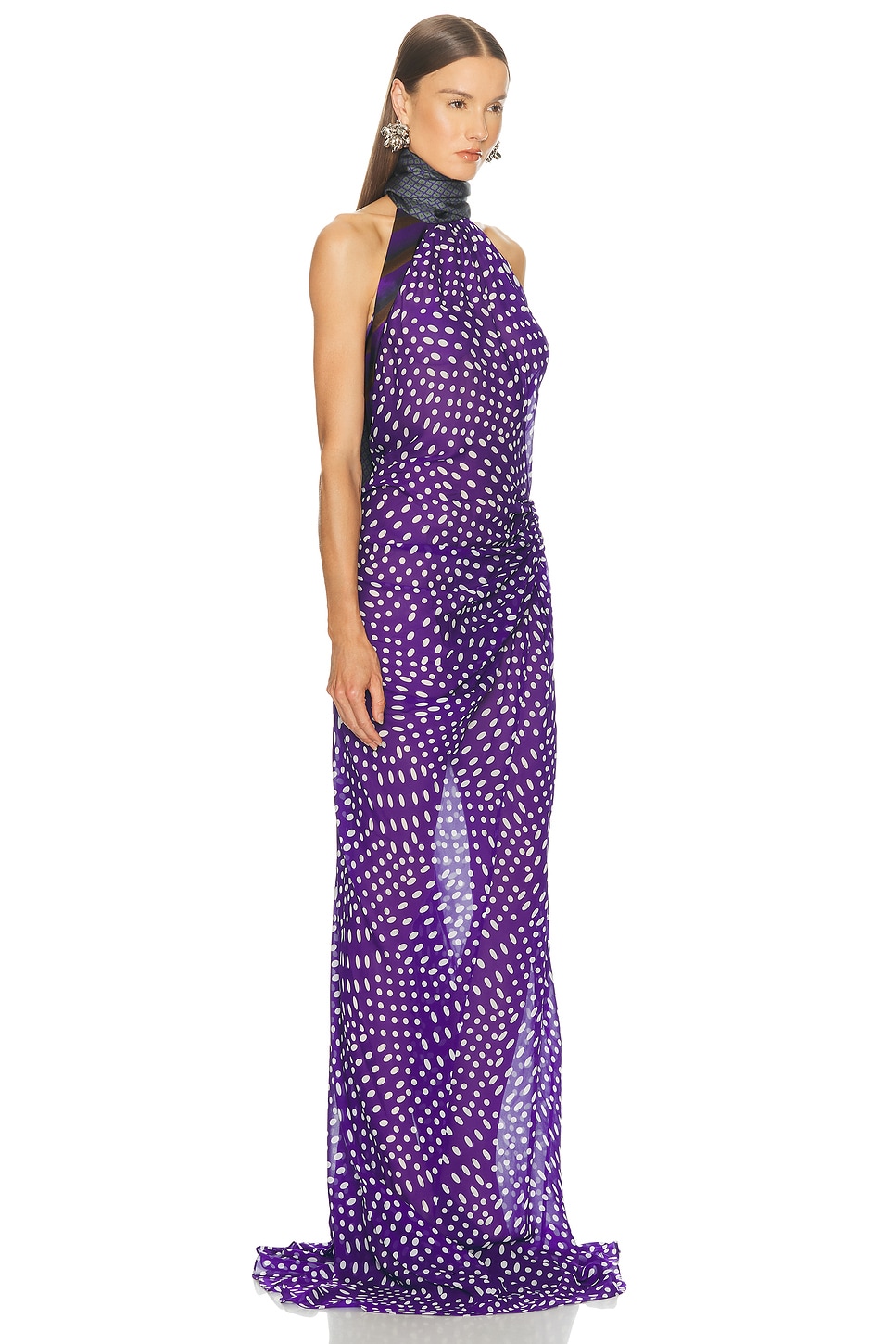 Dries Van Noten Devira Dress In Purple