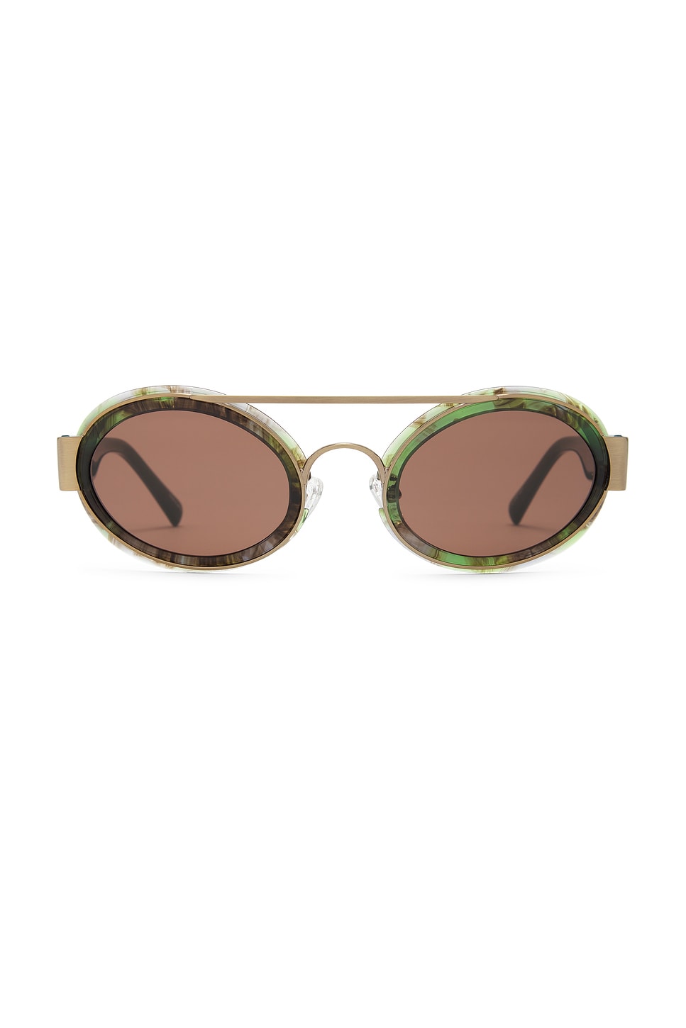 Dries Van Noten Oval Sunglasses