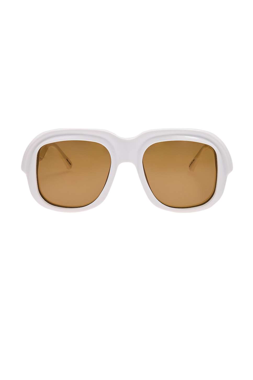 Square Sunglasses in White