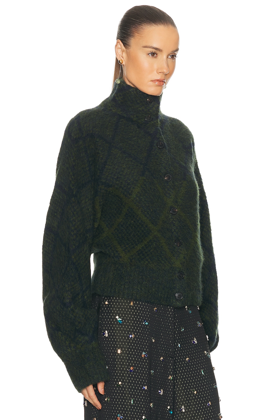 Dries Van Noten Tifna Sweater In Green