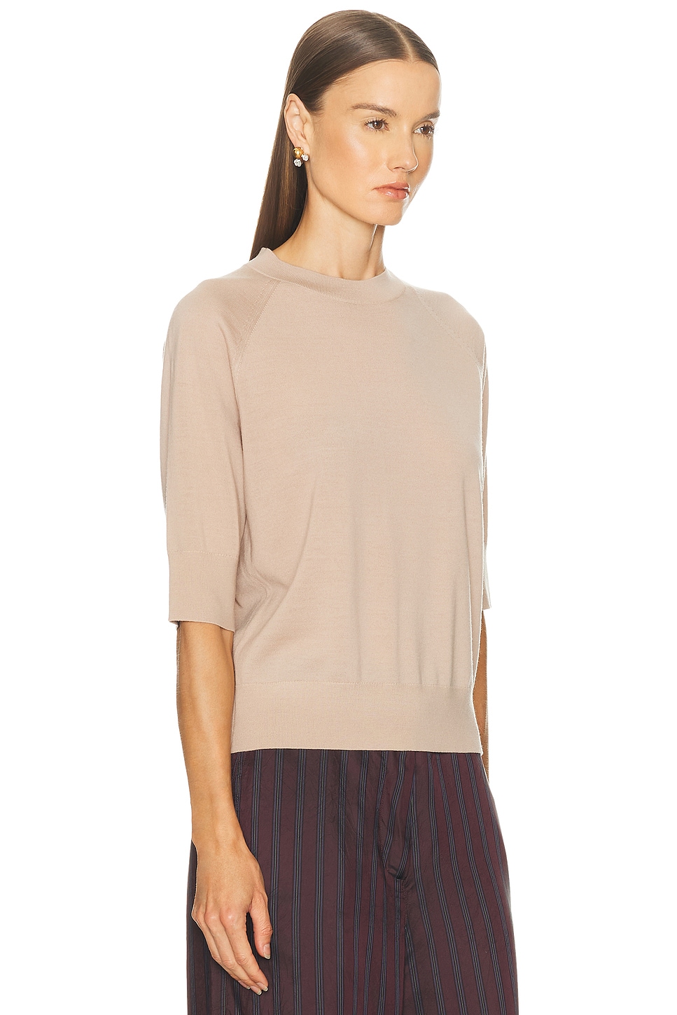 Image 2 of Dries Van Noten Tuan Sweater in Beige