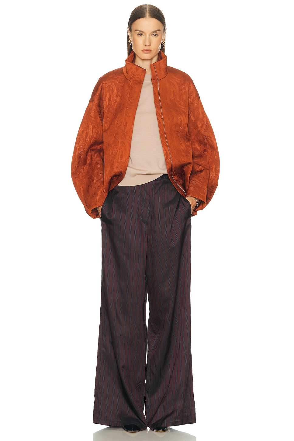 Image 4 of Dries Van Noten Tuan Sweater in Beige