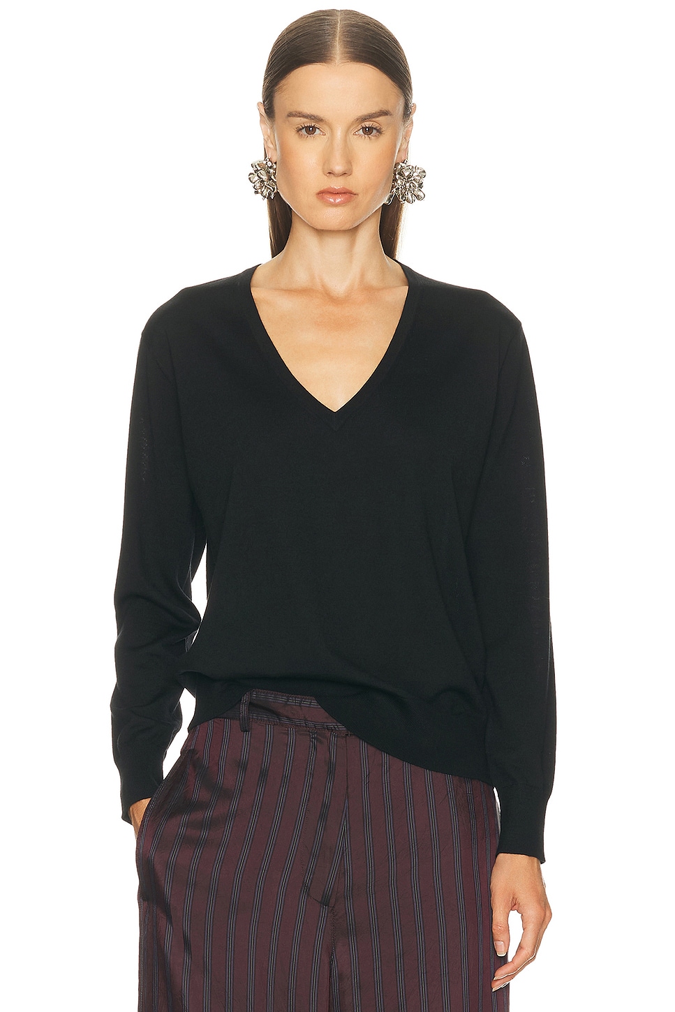 Image 1 of Dries Van Noten Tuomas Sweater in Black