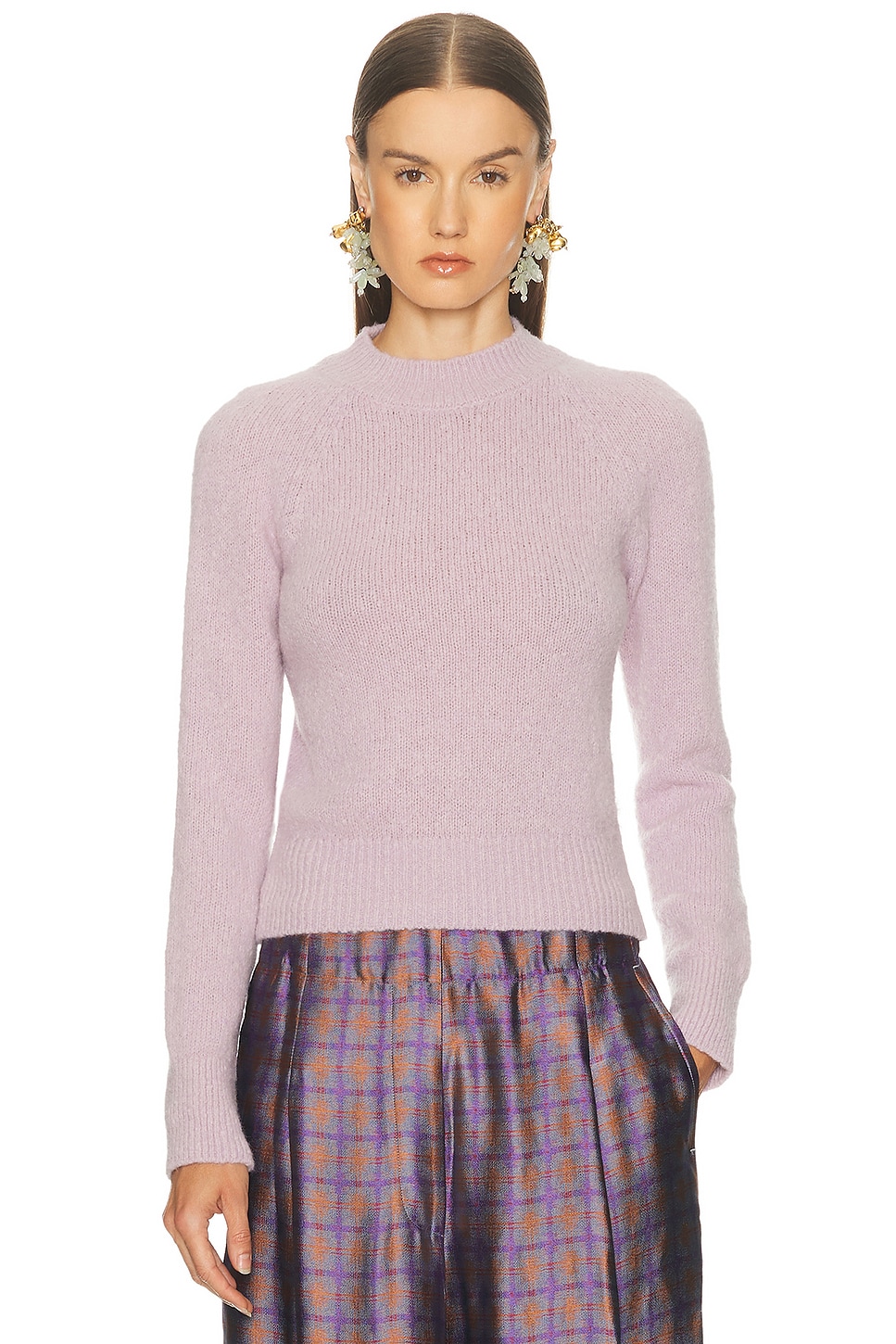 Image 1 of Dries Van Noten Texas Sweater in Lilac