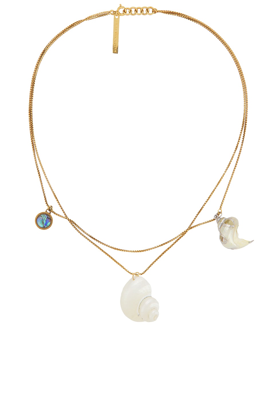 Natural Shell Resin Abalone Necklace