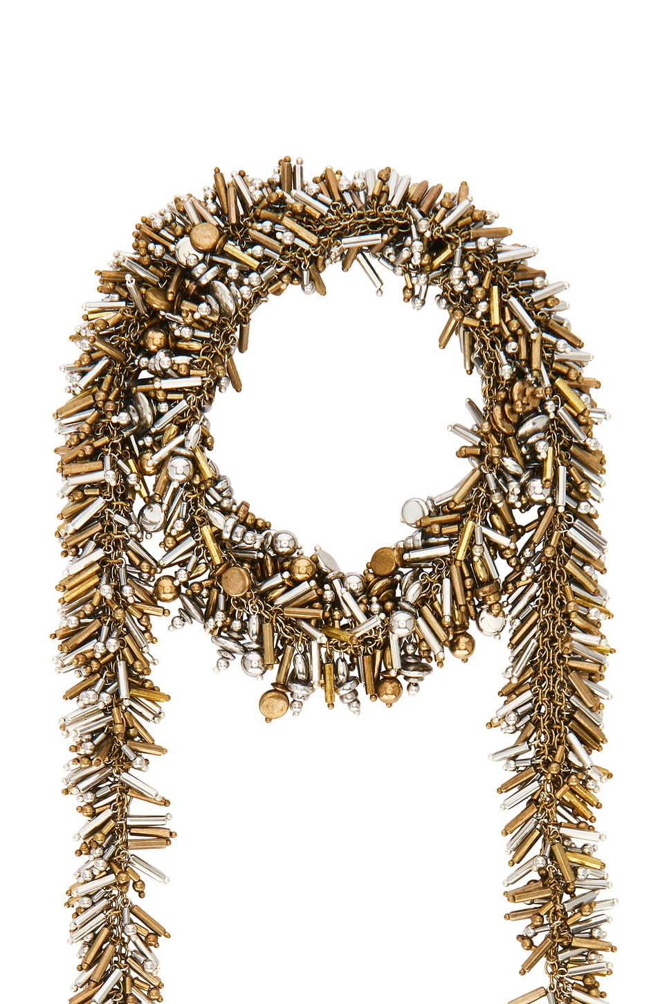 Dries Van Noten Handmade Bead Embroidered Scarf Necklace | Thumbnail 4