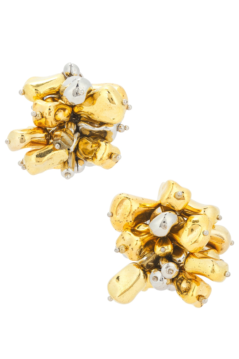 Image 1 of Dries Van Noten Stud Earrings in Gold