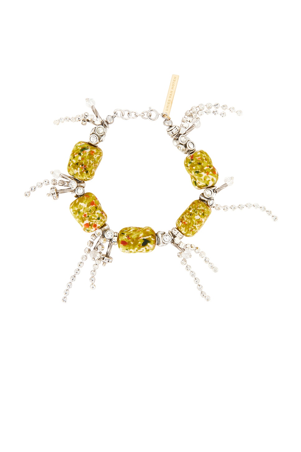 Dries Van Noten Handmade Strass Fringed Bracelet | Thumbnail 3 Dries Van Noten Handmade Strass Fringed Bracelet | Thumbnail 3