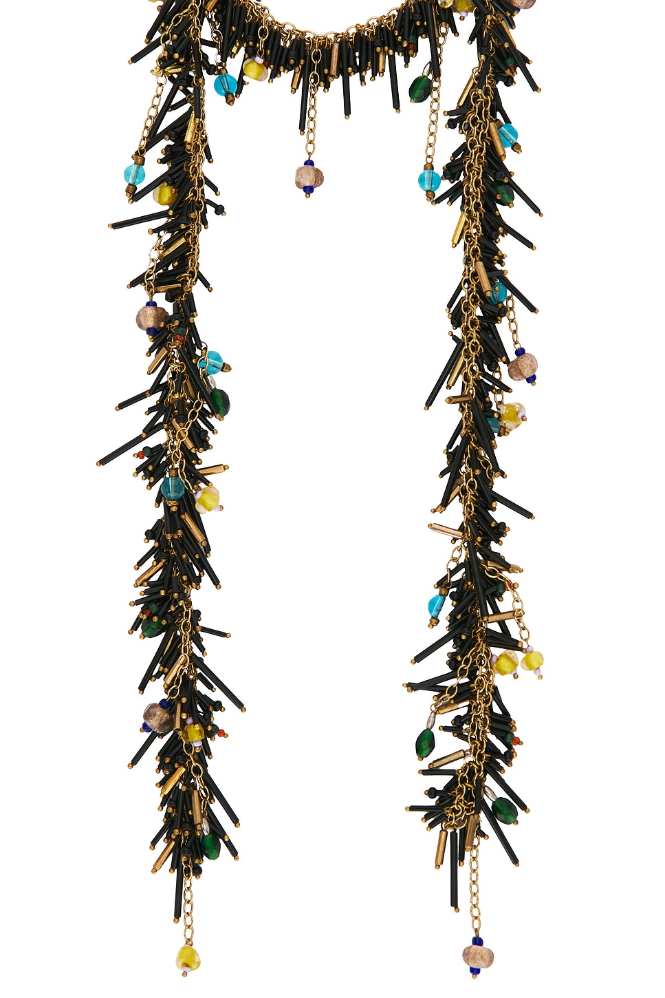 Dries Van Noten Handmade Bead Embroidered Scarf Necklace | Thumbnail 3 Dries Van Noten Handmade Bead Embroidered Scarf Necklace | Thumbnail 3