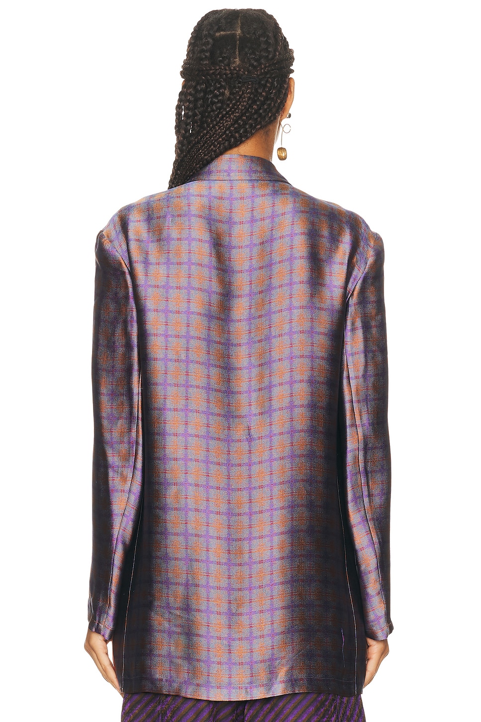 Image 3 of Dries Van Noten Bastis Jacket in Purple