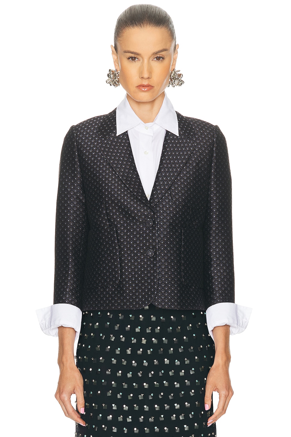 Image 1 of Dries Van Noten Bamis Jacket in Navy