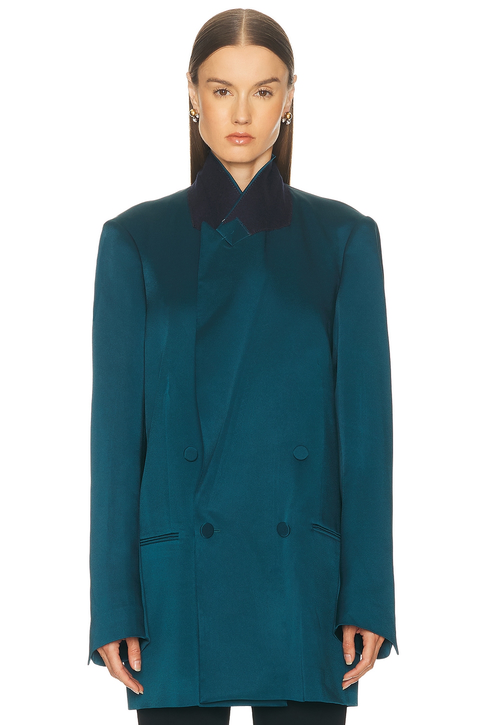 Dries Van Noten Blink Jacket In Blue