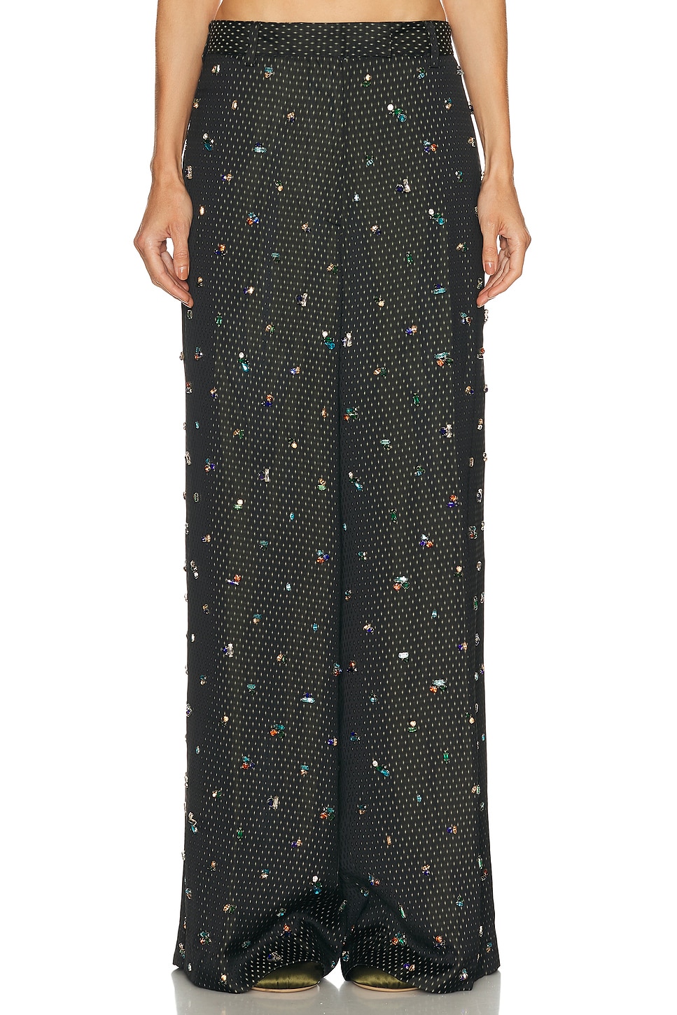 Image 1 of Dries Van Noten Penn Pants in Black