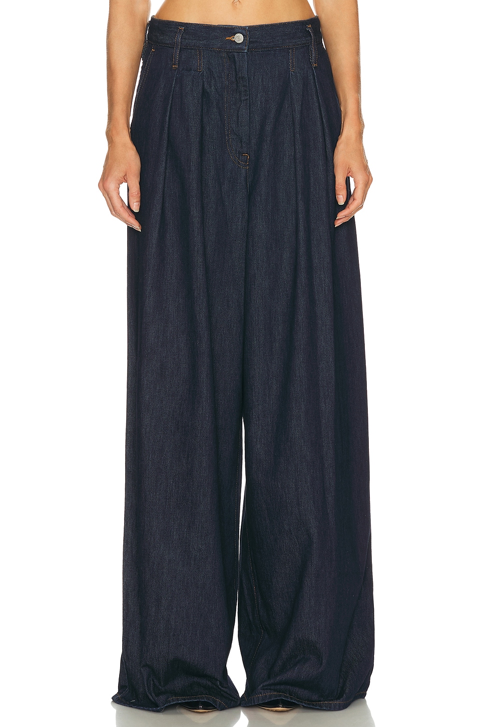 Image 1 of Dries Van Noten Pamplona Pants in Indigo