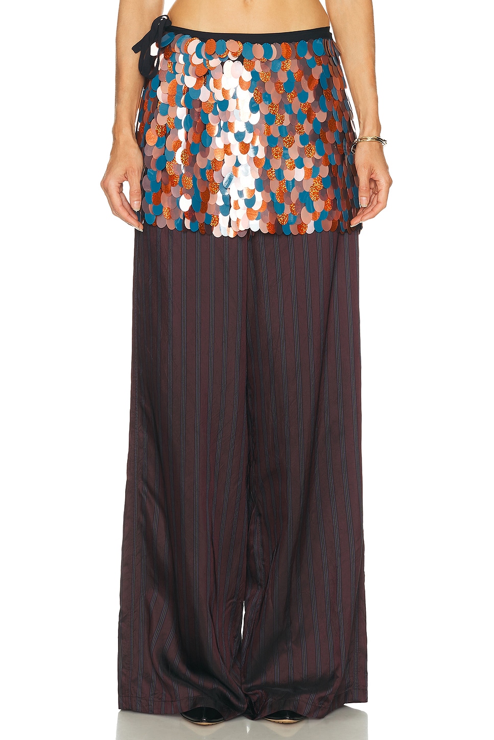 Image 1 of Dries Van Noten Gabrina Skirt in Blue