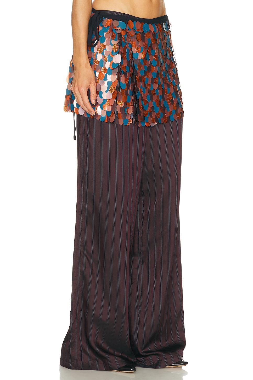 Dries Van Noten Gabrina Skirt In Blue