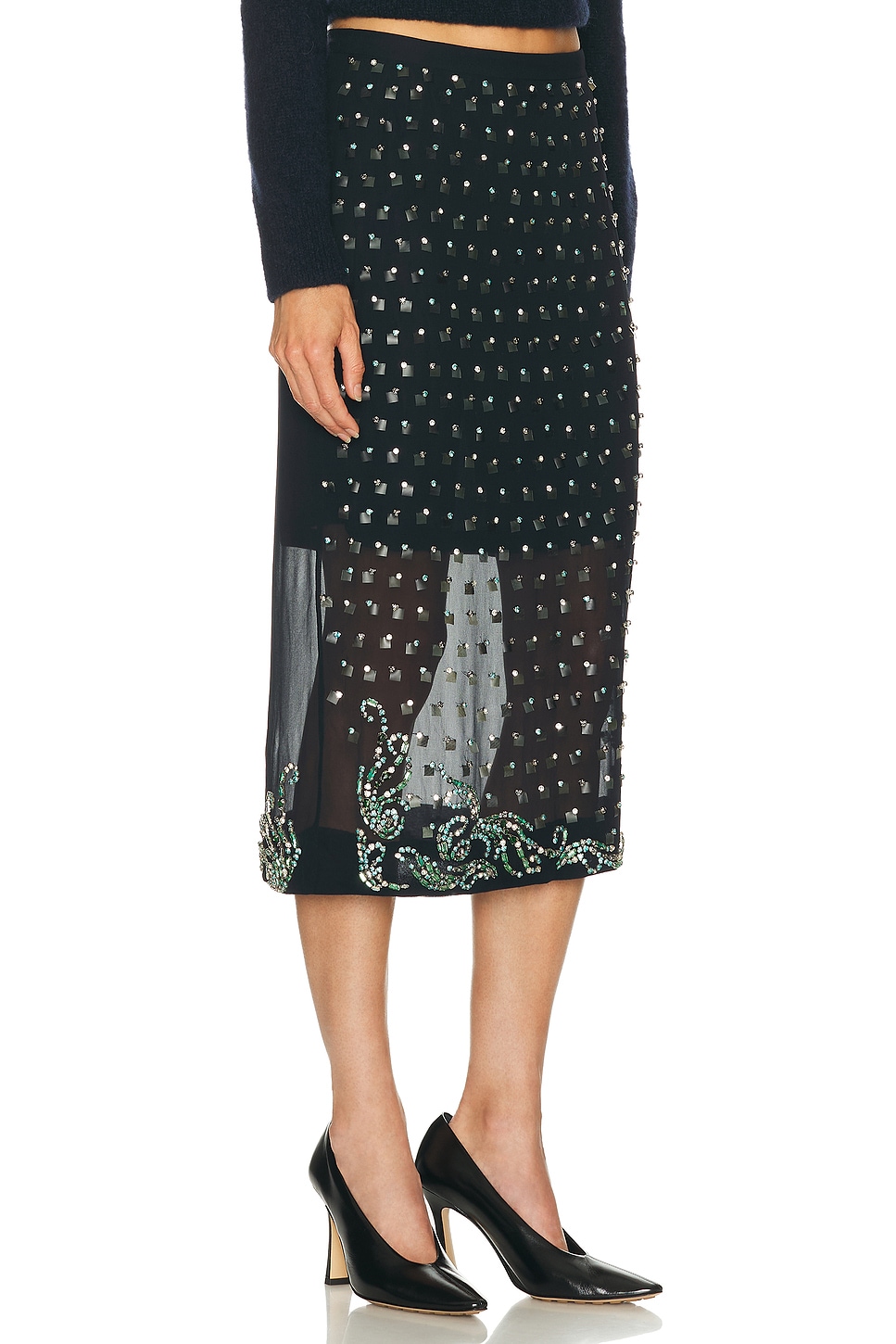Dries Van Noten Sokna Skirt In Black
