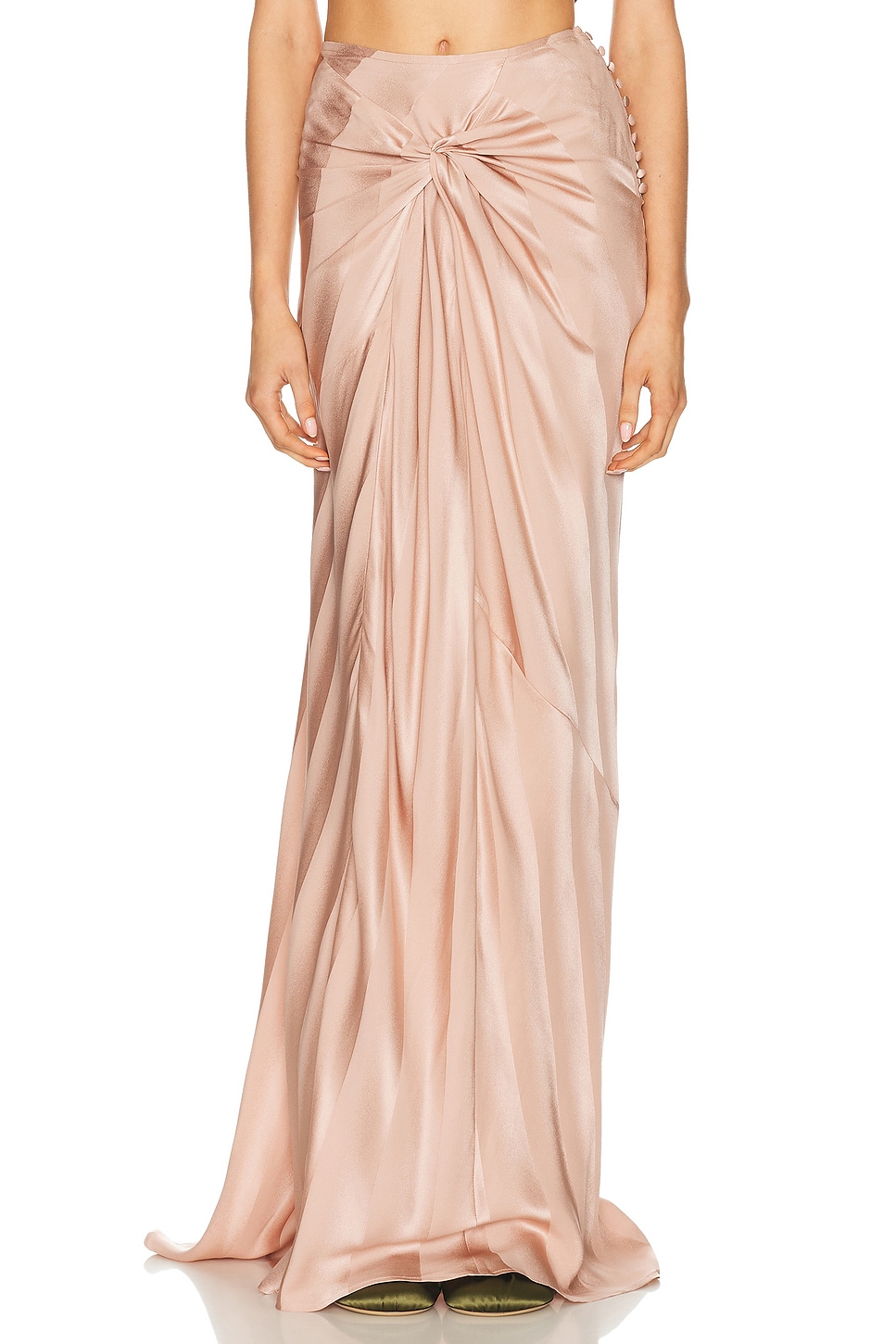 Dries Van Noten Smila Skirt In Brown