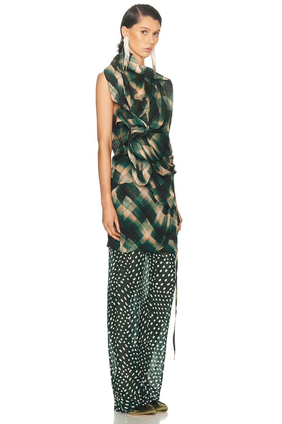 Dries Van Noten Codolla Shirt In Green