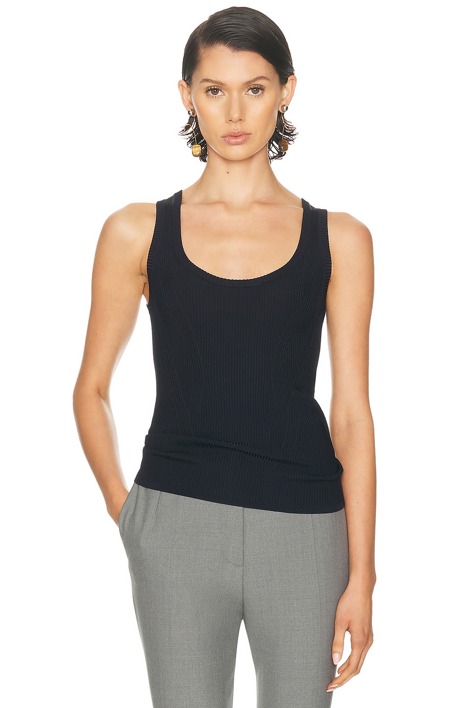 Image 1 of Dries Van Noten Topaza Top in Navy