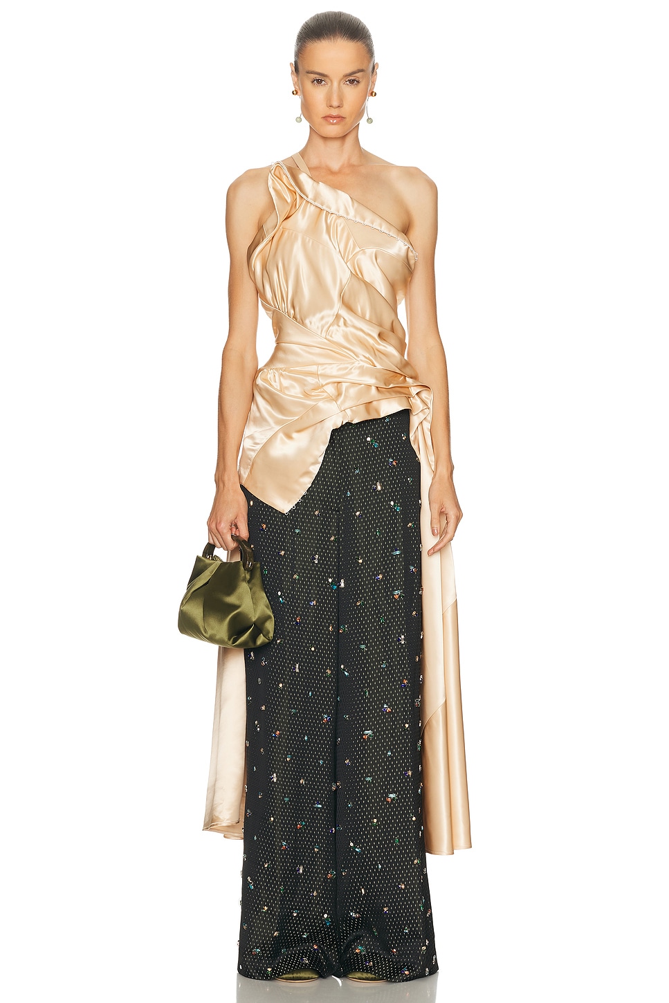 Image 1 of Dries Van Noten Camari Top in Blush