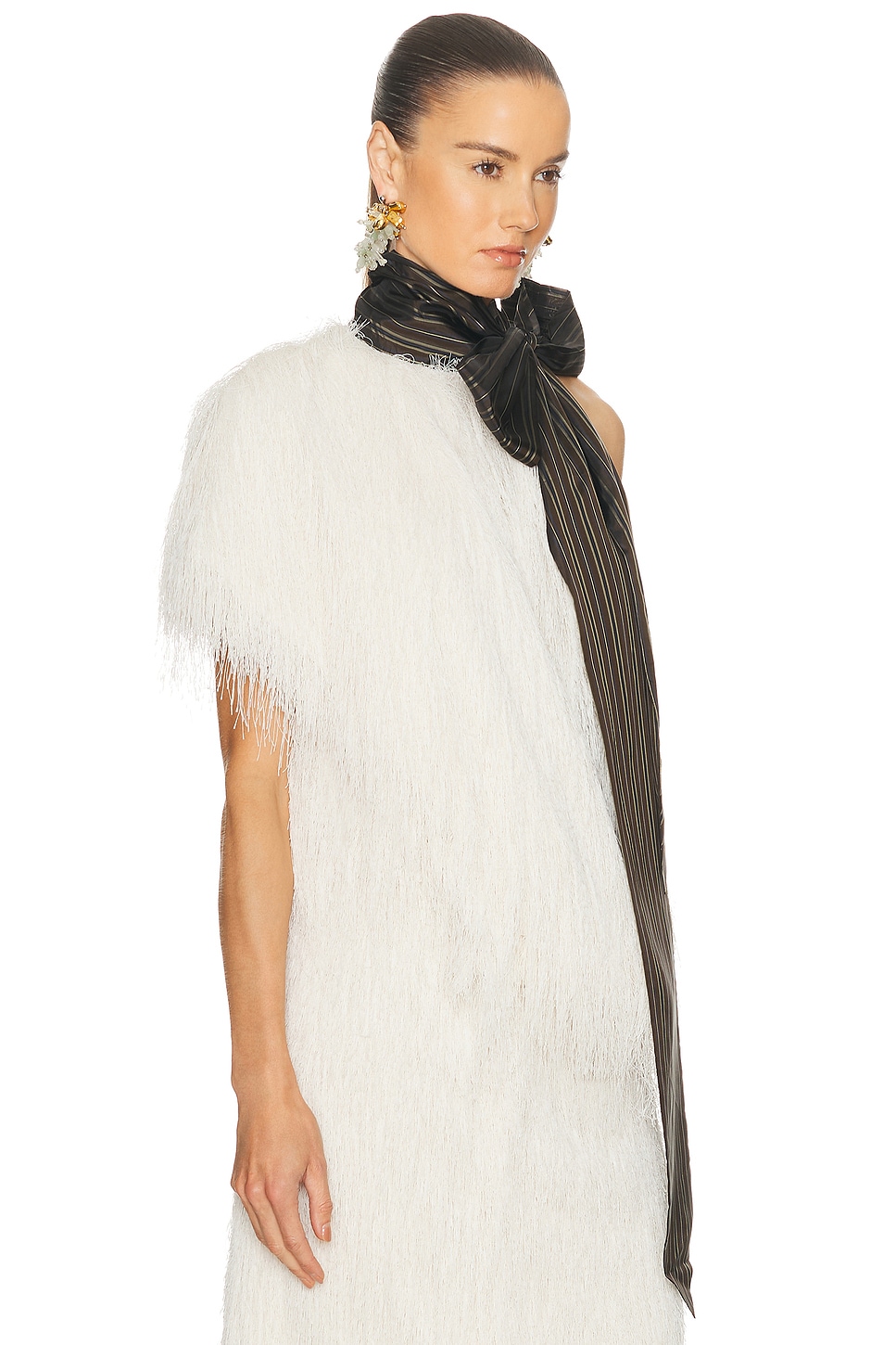 Dries Van Noten Cresta Top In White